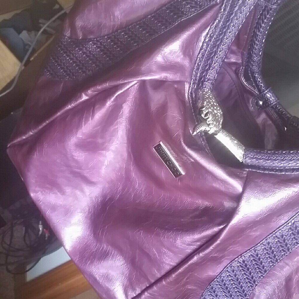 Jimmy CHOO purple bag